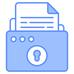 Confidential document icon