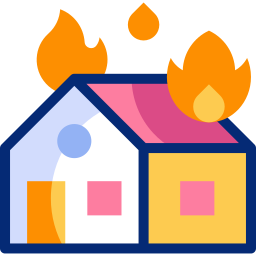 brand huis icoon
