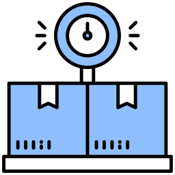 Delivery weighing icon