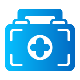 Medical kit icon