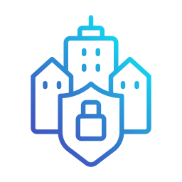 Secure architecture icon
