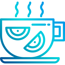 Lemon tea icon