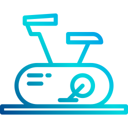 Stationary bicycle icon