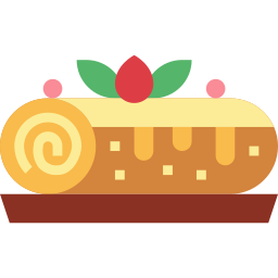 Roll cake icon