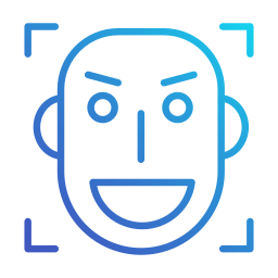 Facial recognition icon