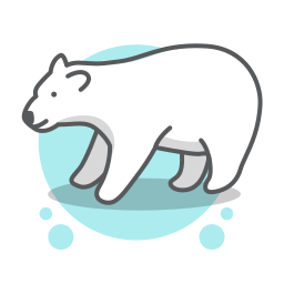 Polar bears icon