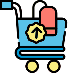 Shopping trolley icon