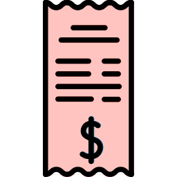 factura de pago icono