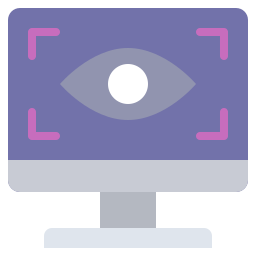Computer vision icon