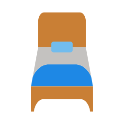 Single bed icon
