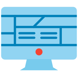 visualizzazione del monitor icona