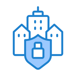 Secure architecture icon