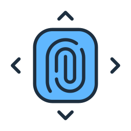 biometrische identificatie icoon