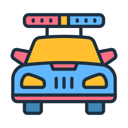 Patrol car icon