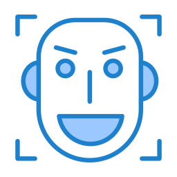 Facial recognition icon