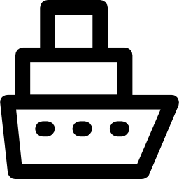 barco de carga icono