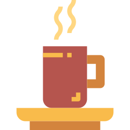 Café caliente icono