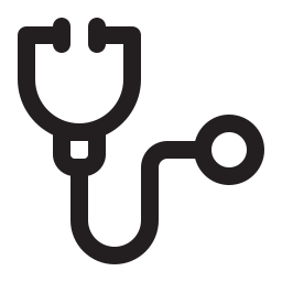 stetoskoplekarzmedycznyzdrowiefonendoskop ikona