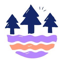 Waterside tranquility icon