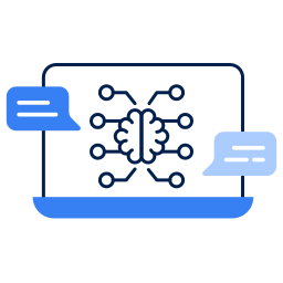 Ai chat interface icon