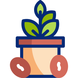 Coffee plant icon