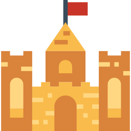 Sand castle icon