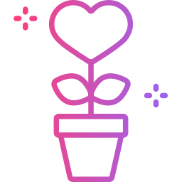 Love growth icon