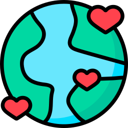 Global love icon
