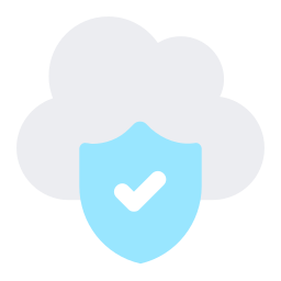 protezione del cloud icona