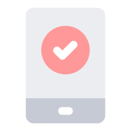 verificación móvil icono
