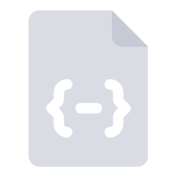 archivo de programación icono