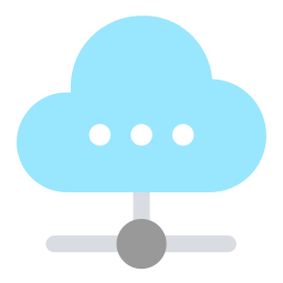 Cloud communication icon