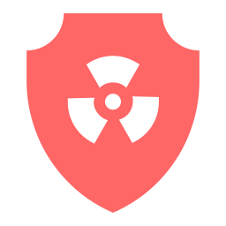 bezpieczeństwo nuklearne ikona