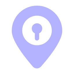 toegang tot locatie icoon