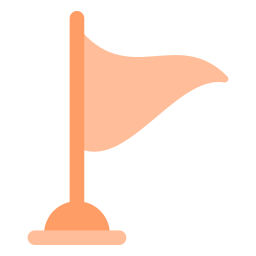 bandera de destino icono