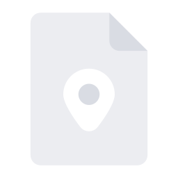 archivo de ubicación icono
