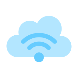 internet en la nube icono