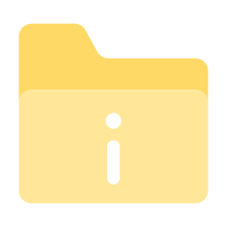 Information folder icon