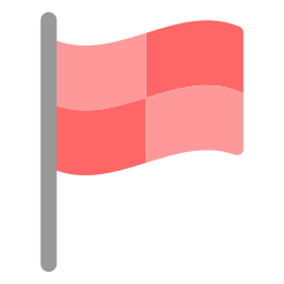 drapeau de destination Icône