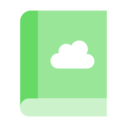 Cloud book icon