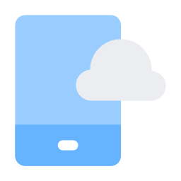 nuage mobile Icône