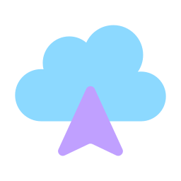 navigazione nel cloud icona
