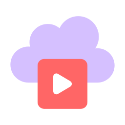 Cloud video icon