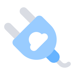 Cloud power icon