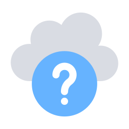 Cloud question icon