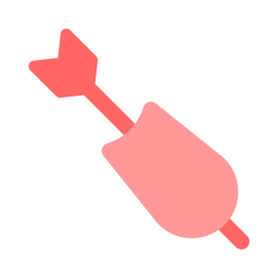 flecha de tiro con arco icono