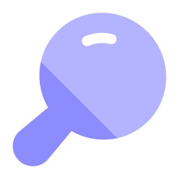 Table tennis racket icon