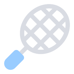 racchetta di badminton icona