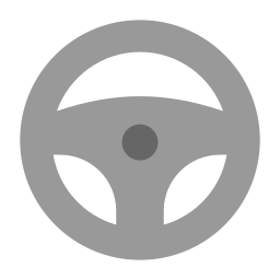 Car steering icon
