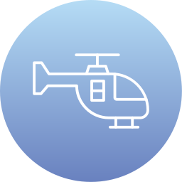 helicóptero icono
